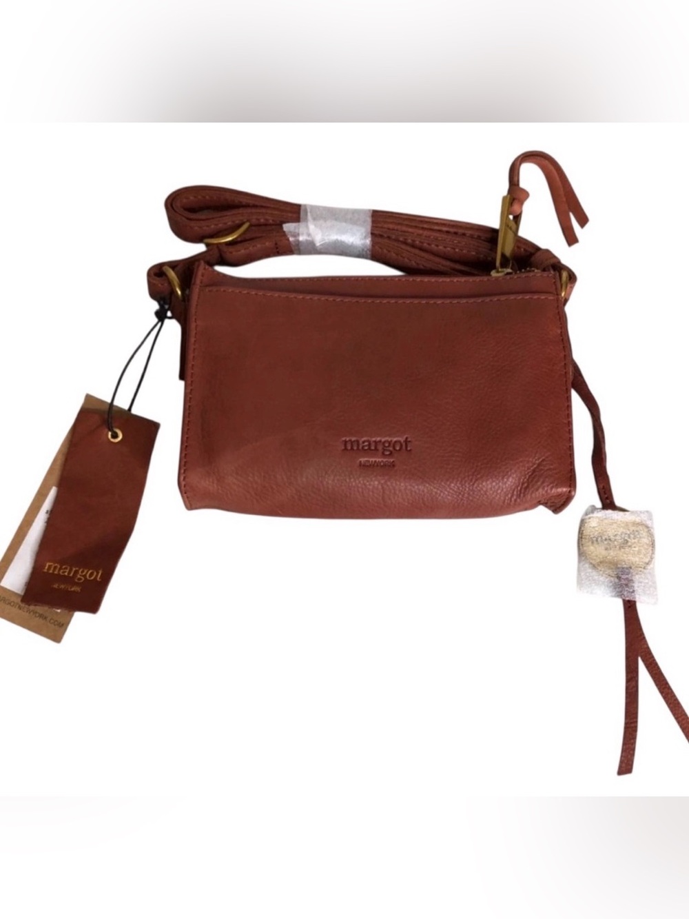 Margot New York Brown Aiden Wallet On The String